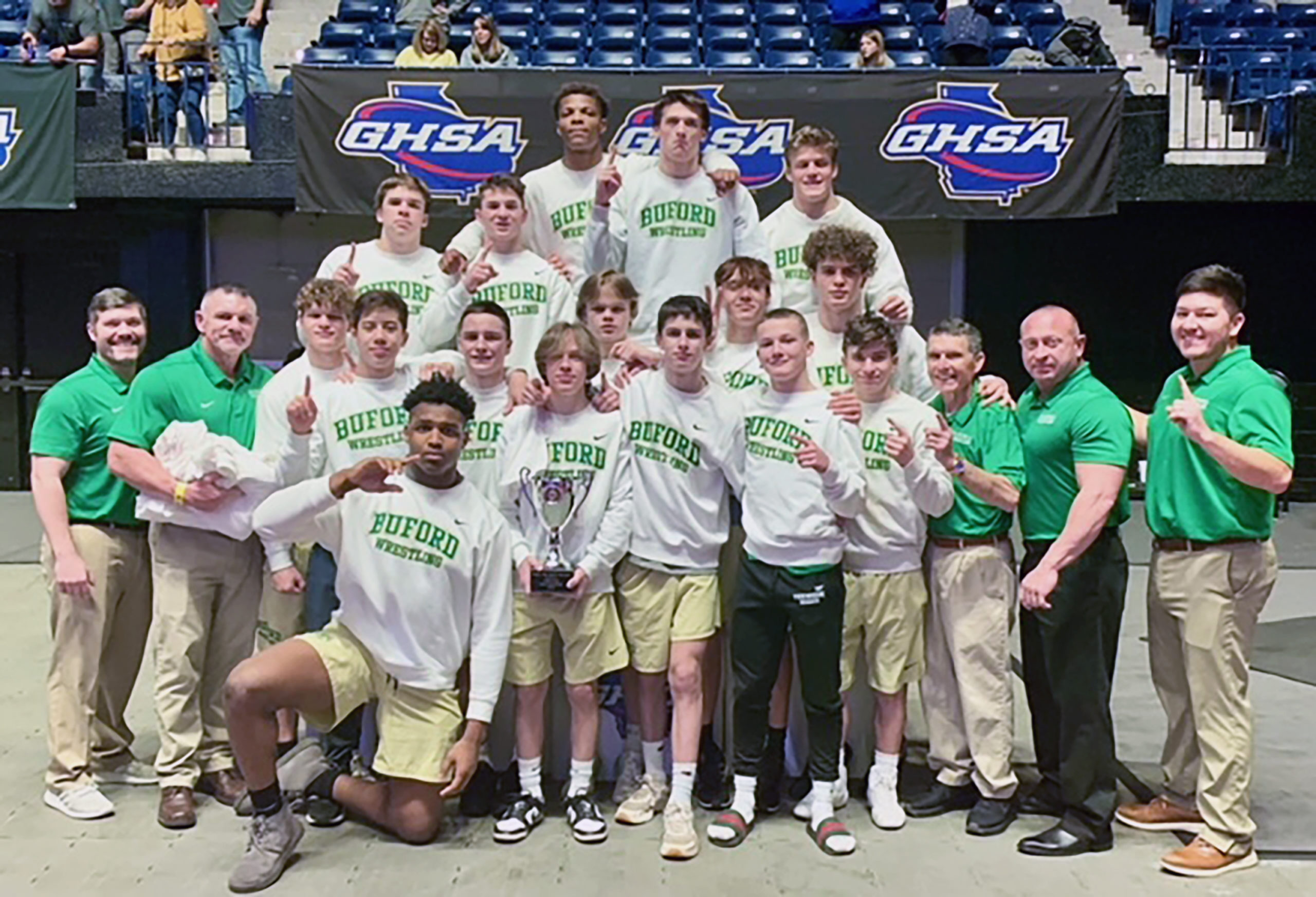 Buford Wresttling State Tournament Champions 2022