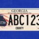 Georgia 250th Revolutionary War Vehicle Tag photo 80x80